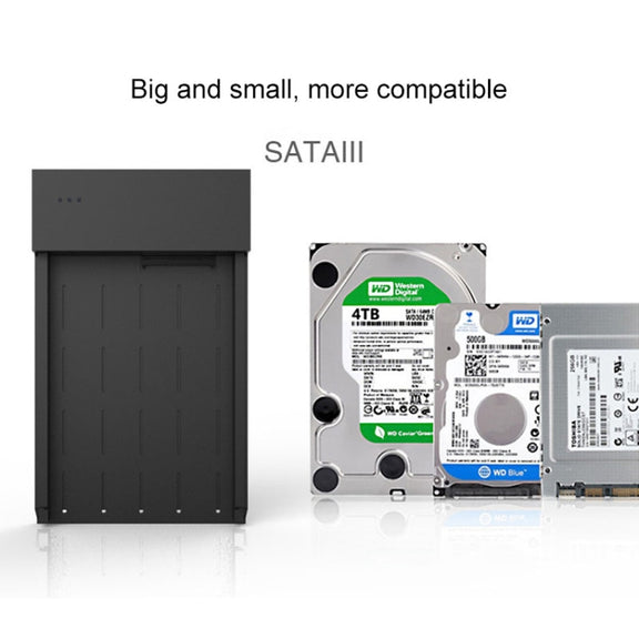 Blueendless 2.5 / 3.5 inch SSD USB 3.0 PC Computer External Solid State Mobile Hard Disk Box Hard Disk Drive (EU Plug)