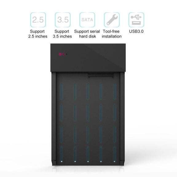 Blueendless 2.5 / 3.5 inch SSD USB 3.0 PC Computer External Solid State Mobile Hard Disk Box Hard Disk Drive (EU Plug)