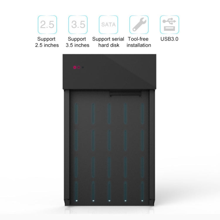 Blueendless 2.5 / 3.5 inch SSD USB 3.0 PC Computer External Solid State Mobile Hard Disk Box Hard Disk Drive (EU Plug)