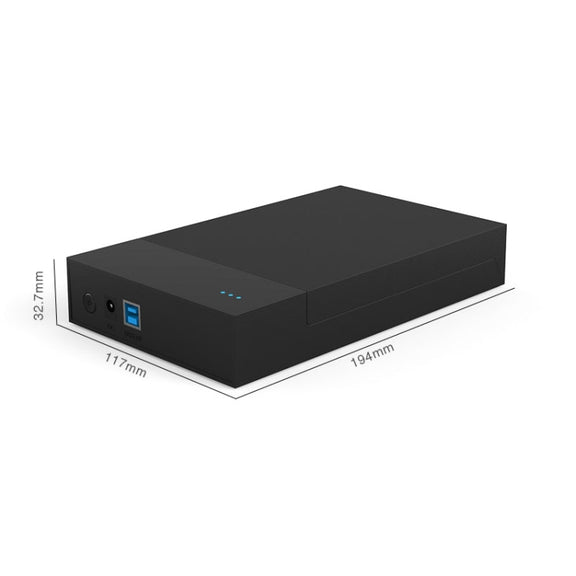 Blueendless 2.5 / 3.5 inch SSD USB 3.0 PC Computer External Solid State Mobile Hard Disk Box Hard Disk Drive (US Plug)