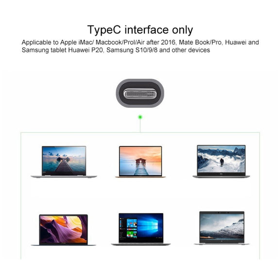 Blueendless 6 In 1 Multi-function Type-C / USB-C HUB Expansion Dock M.2 NGFF Solid State Drive