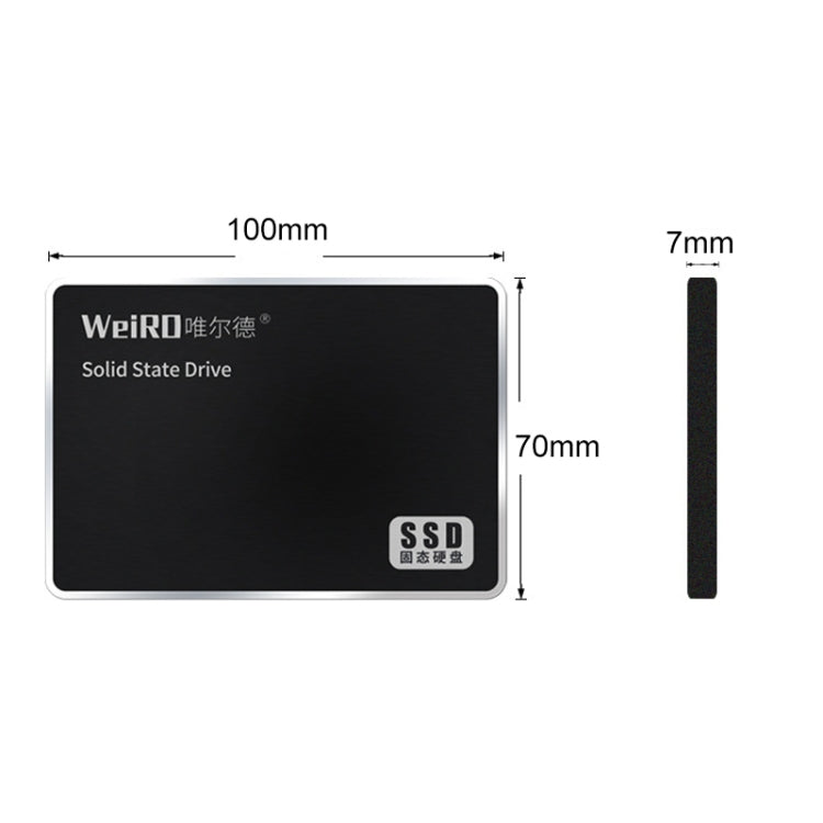 WEIRD S500 128GB 2.5 inch SATA3.0 Solid State Drive for Laptop, Desktop