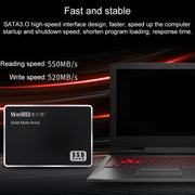 WEIRD S500 512GB 2.5 inch SATA3.0 Solid State Drive for Laptop, Desktop