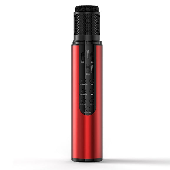 K1 Bluetooth 4.2 Karaoke Live Stereo Sound Wireless Bluetooth Microphone (Red)