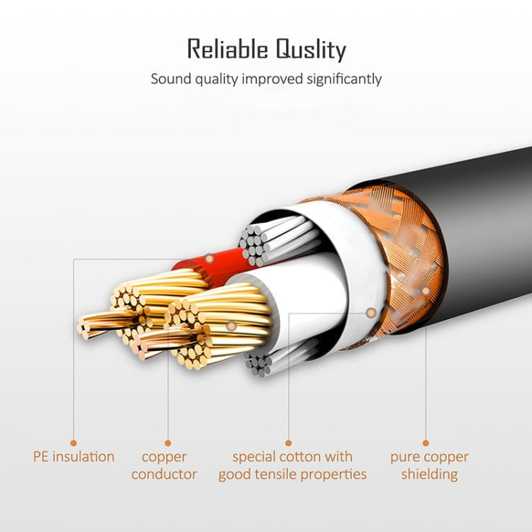 10m 3-Pin XLR Male to XLR Female MIC Shielded Cable Microphone Audio Cord