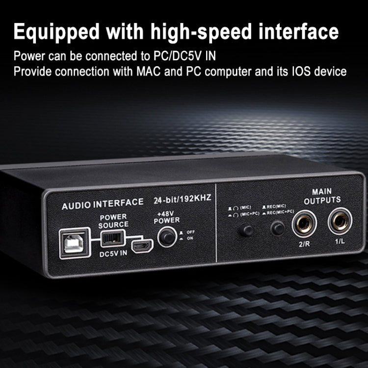 TEYUN Q-22 USB Computer Free Srive Microphone External Sound Card(Black)