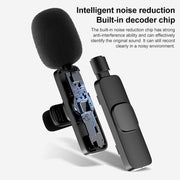 Type-C / USB-C Interface Mini Wireless Lavalier Microphone
