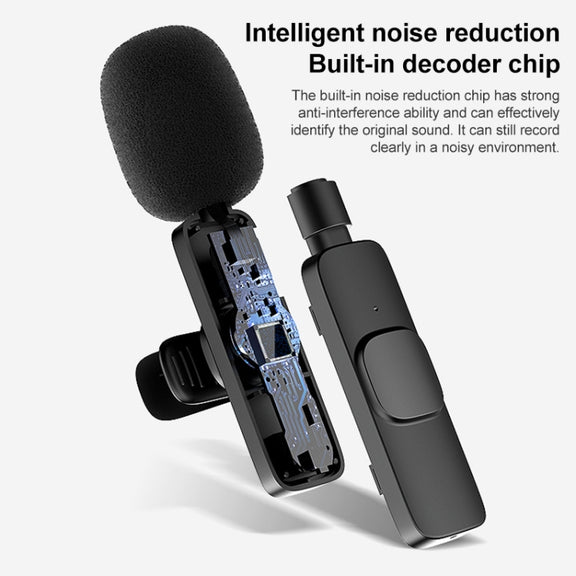 Type-C / USB-C Interface Mini Wireless Lavalier Microphone