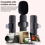 Type-C / USB-C Interface Mini Wireless Lavalier Microphone