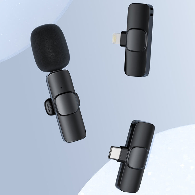 LT07 8 Pin Interface Mini Wireless Lavalier Microphone