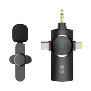 AP031-1 3 in 1 Noise Reduction Lavalier Wireless Microphone