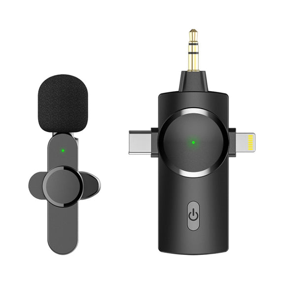 AP031-1 3 in 1 Noise Reduction Lavalier Wireless Microphone