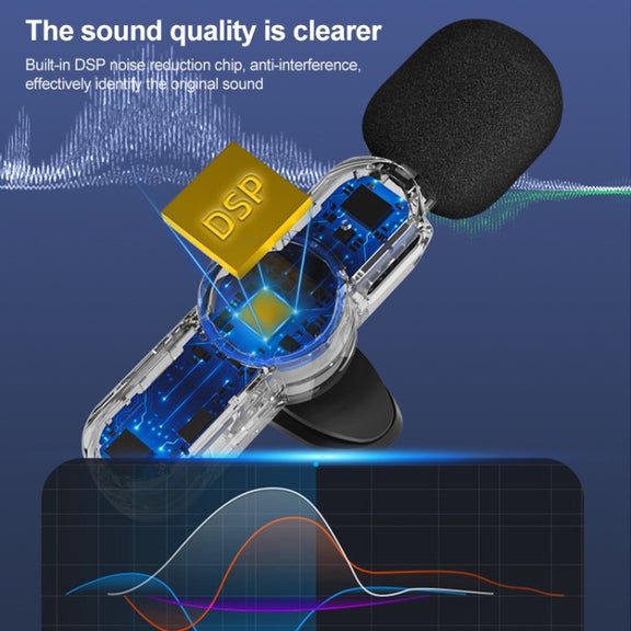 AP031-1 3 in 1 Noise Reduction Lavalier Wireless Microphone