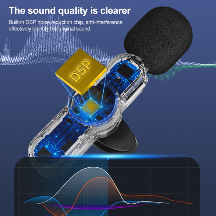 AP031-1 3 in 1 Noise Reduction Lavalier Wireless Microphone