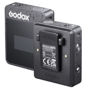 Godox MoveLink II M1 Wireless Lavalier Microphone System with Transmitters and Receiver for DSLR Cameras and Camcorders (Black)