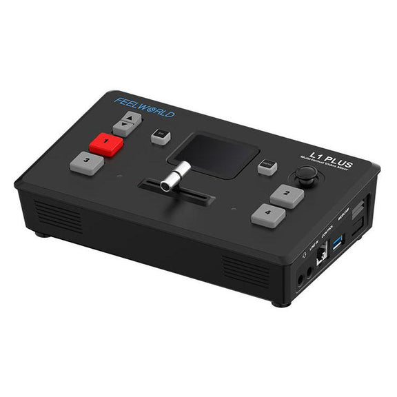FEELWORLD L1 PLUS Multi-camera Video Mixer Switcher Touch Screen PTZ Control USB3.0 Fast Streaming Switcher (UK Plug)