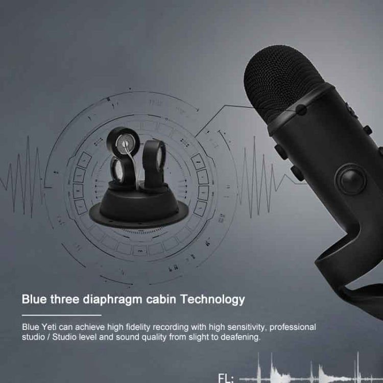 Logitech Blue Yeti USB Condenser Microphone(Black)