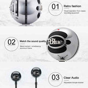 Logitech Blue Snowball USB Condenser Anchor Recording Microphone