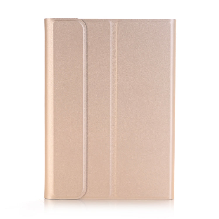 A03 for iPad mini 3 / 2 / 1 Universal Ultra-thin ABS Horizontal Flip Tablet Case + Bluetooth Keyboard(Gold)