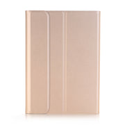A03 for iPad mini 3 / 2 / 1 Universal Ultra-thin ABS Horizontal Flip Tablet Case + Bluetooth Keyboard(Gold)