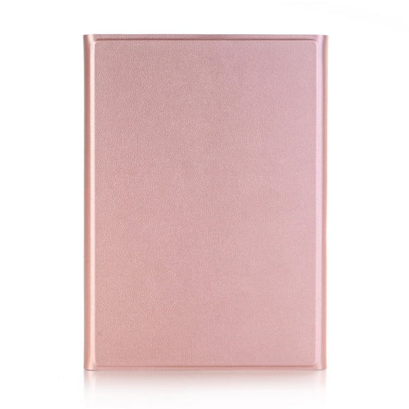 A03 for iPad mini 3 / 2 / 1 Universal Ultra-thin ABS Horizontal Flip Tablet Case + Bluetooth Keyboard(Rose Gold)