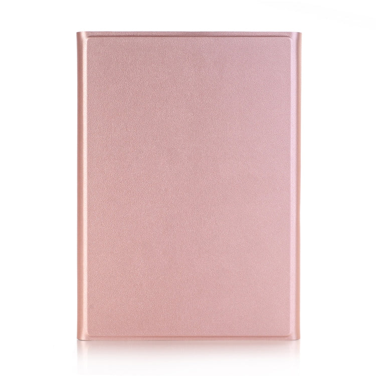 A03 for iPad mini 3 / 2 / 1 Universal Ultra-thin ABS Horizontal Flip Tablet Case + Bluetooth Keyboard(Rose Gold)
