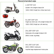 210D Oxford Cloth Motorcycle Electric Car Rainproof Dust-proof Cover, Size: L (Black)