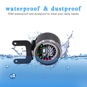 Universal Motorcycle Modified Multi-functional LED Digital Meter Indicator Light Tachometer Odometer Speedometer Oil Meter