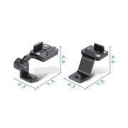 RUIGPRO Motorcycle Handlebar Alloy Phone Bracket for GoPro/ Insta360/DJI OSMO Sport Camera(Blue)