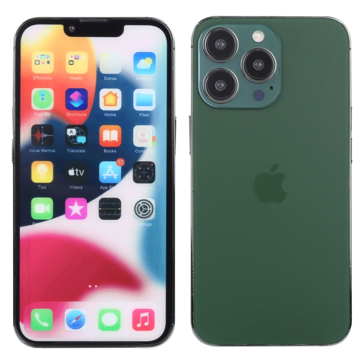 For iPhone 13 Pro Max Color Screen Non-Working Fake Dummy Display Model(Dark Green)