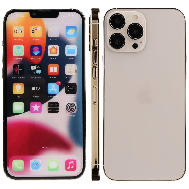 For iPhone 13 Pro Max Color Screen Non-Working Fake Dummy Display Model(Gold)