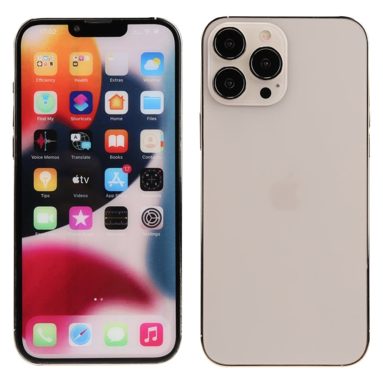 For iPhone 13 Pro Max Color Screen Non-Working Fake Dummy Display Model(Gold)
