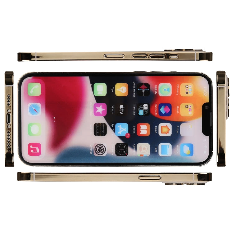 For iPhone 13 Pro Max Color Screen Non-Working Fake Dummy Display Model(Gold)