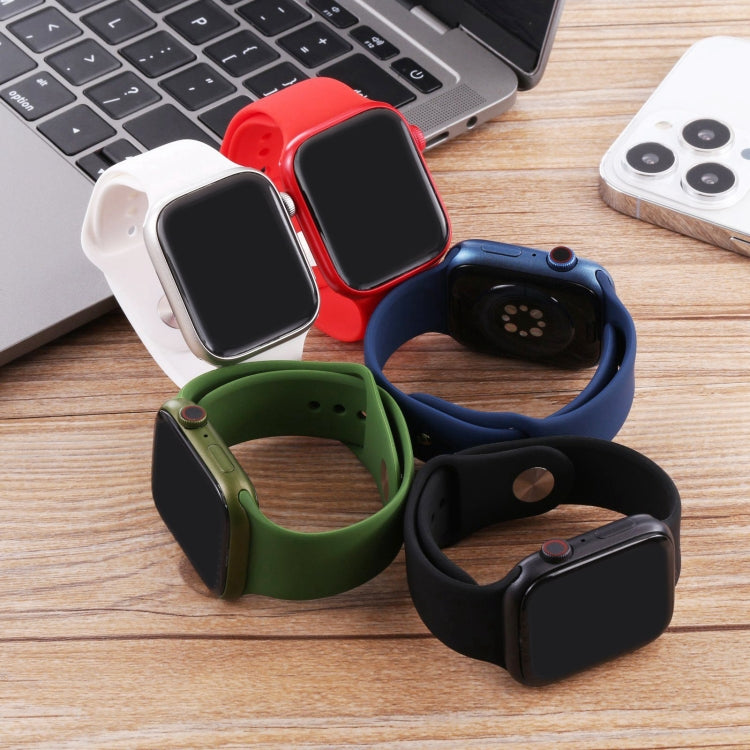 For Apple Watch Series 7 41mm Black Screen Non-Working Fake Dummy Display Model (Green)
