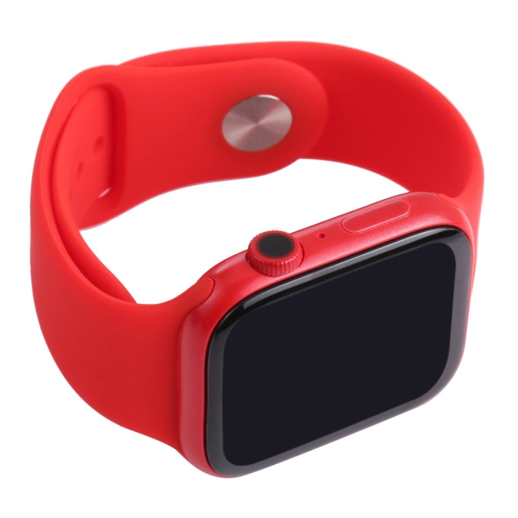 For Apple Watch Series 7 45mm Black Screen Non-Working Fake Dummy Display Model (Red)