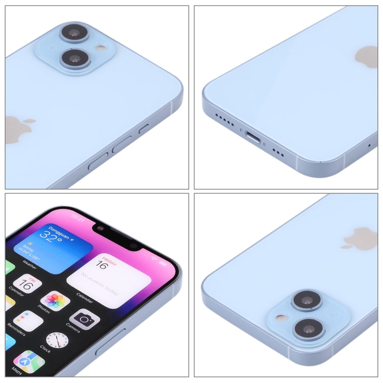 For iPhone 14 Plus Color Screen Non-Working Fake Dummy Display Model (Blue)