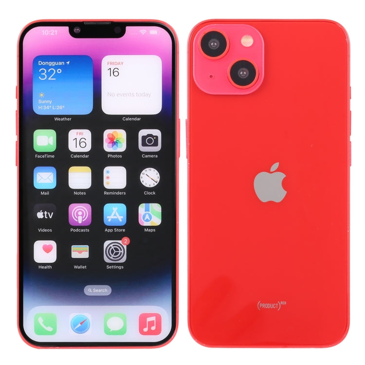 For iPhone 14 Plus Color Screen Non-Working Fake Dummy Display Model (Red)