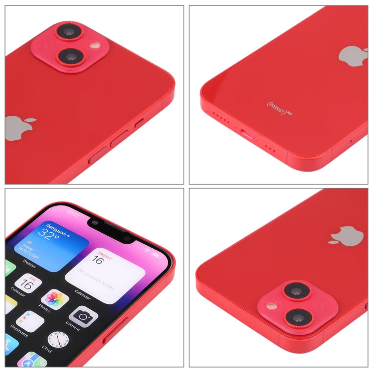For iPhone 14 Plus Color Screen Non-Working Fake Dummy Display Model (Red)