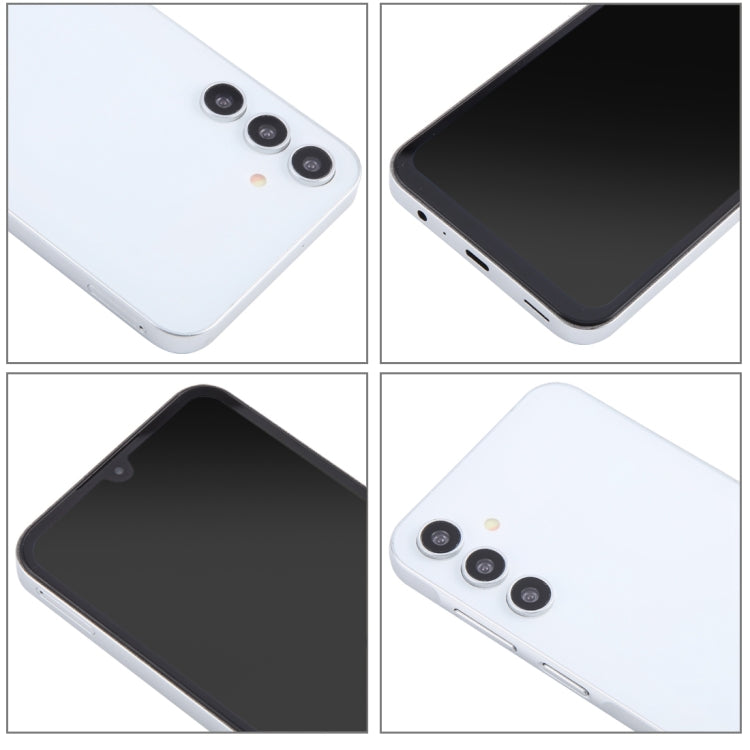 For Samsung Galaxy A15 5G Black Screen Non-Working Fake Dummy Display Model (Silver)
