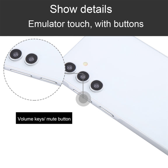 For Samsung Galaxy A15 5G Black Screen Non-Working Fake Dummy Display Model (Silver)