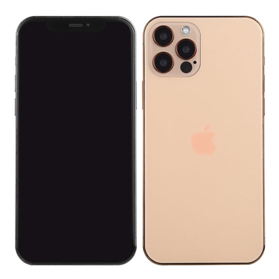 For iPhone 12 Pro Black Screen Non-Working Fake Dummy Display Model (Gold)