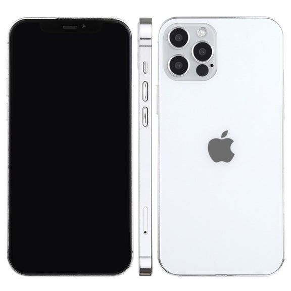 For iPhone 12 Pro Black Screen Non-Working Fake Dummy Display Model (Silver)