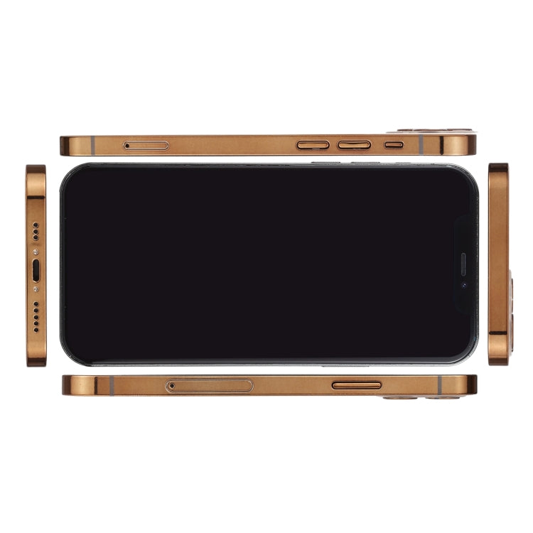 For iPhone 12 Pro Max Black Screen Non-Working Fake Dummy Display Model (Gold)
