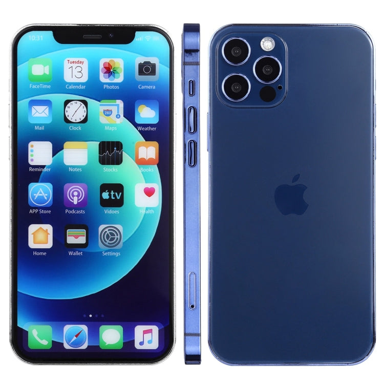 For iPhone 12 Pro Color Screen Non-Working Fake Dummy Display Model(Aqua Blue)
