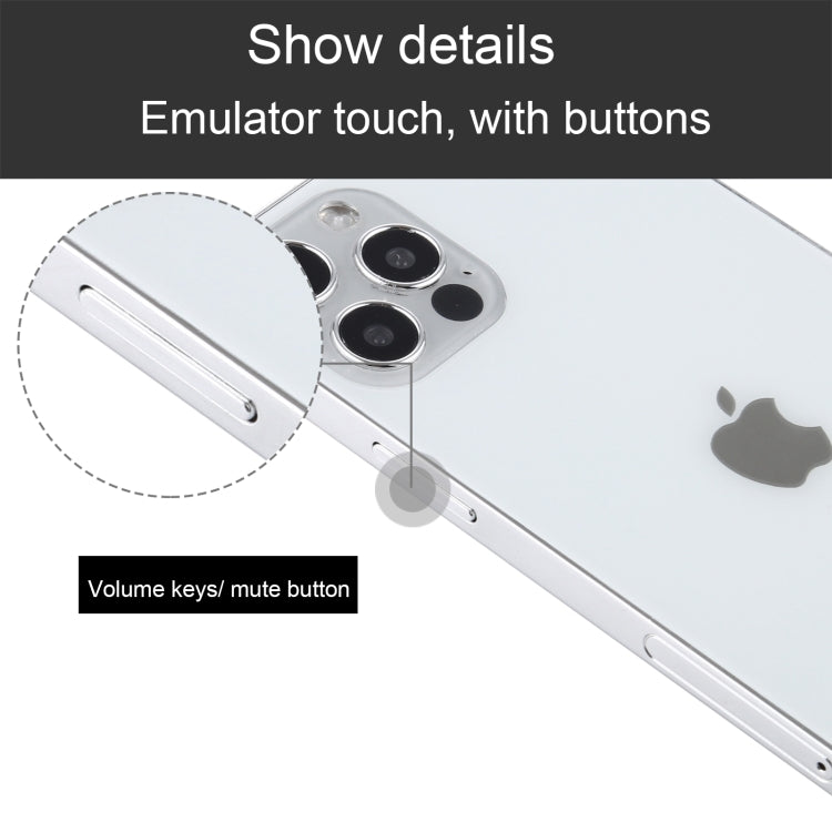 For iPhone 12 Pro Color Screen Non-Working Fake Dummy Display Model (Silver)