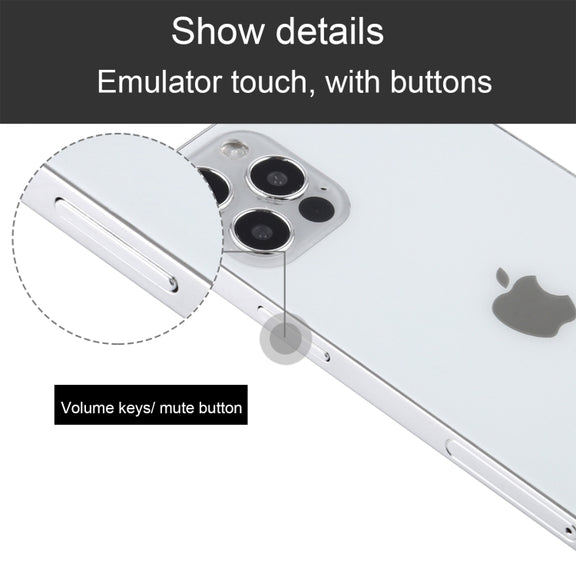 For iPhone 12 Pro Color Screen Non-Working Fake Dummy Display Model (Silver)