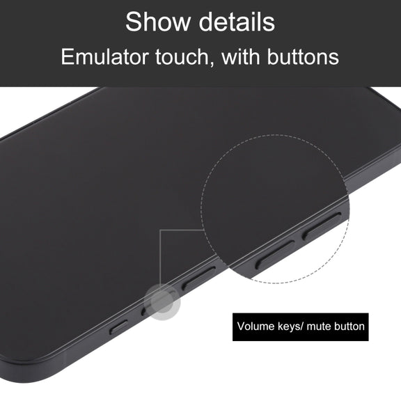 For iPhone 13 mini Black Screen Non-Working Fake Dummy Display Model(Midnight Black)
