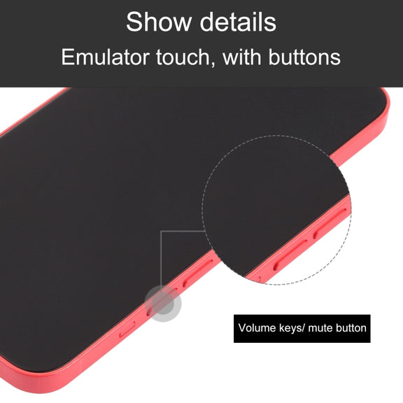 For iPhone 13 mini Black Screen Non-Working Fake Dummy Display Model(Red)