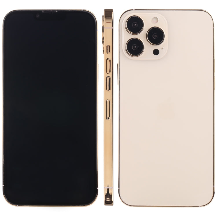 For iPhone 13 Pro Max Black Screen Non-Working Fake Dummy Display Model(Gold)