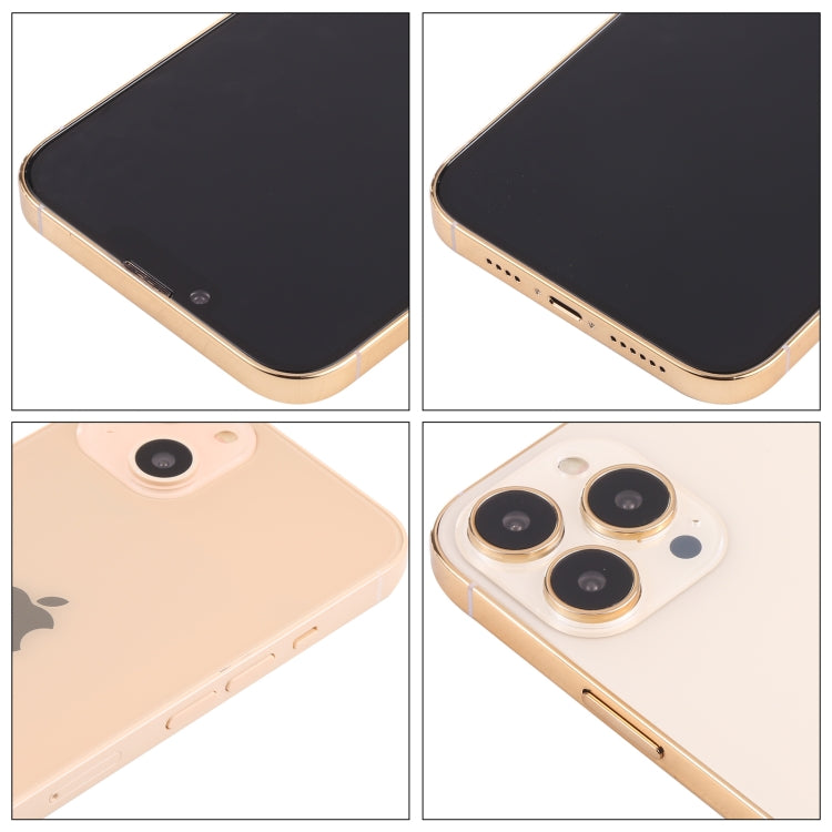 For iPhone 13 Pro Max Black Screen Non-Working Fake Dummy Display Model(Gold)